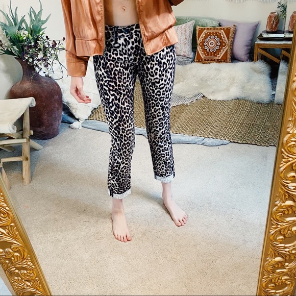 Y2K boyfriend fit leopard cheetah jeans - Picture 5 of 16